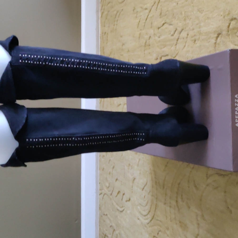 Apepazza Italian Black boots 6.5